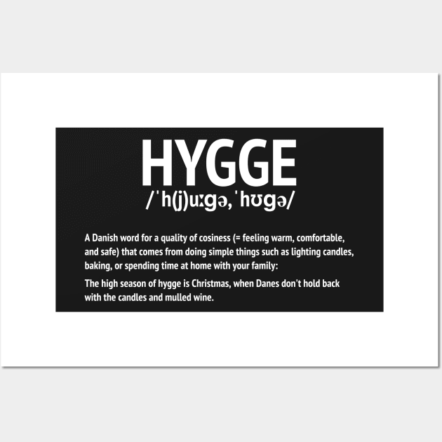 Hygge defined Wall Art by mivpiv